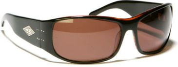 Image of Gatorz Nova Acetate Sun glasses, Gatorz Nova Sunglass Style Gatorz Nova Sunglasses, Brown Frame, Polarized Brown Lens