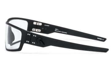 Image of Gatorz Warhawk Sunglasses, Black, Matte Black Logo, MilSpec Ballistic, Inferno w/ Anti-Fog, ANSI Z87.1, Black, One Size, 841235127304