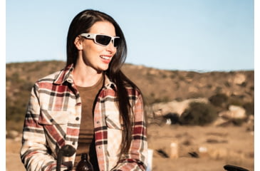 Image of Gatorz Warhawk Sunglasses, Black, Silver Logo, Smoke, Black, One Size, 841235127281