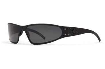Image of Gatorz Wra Sunglasses, Black Frame, Grey Lens, WRABLK01MBP