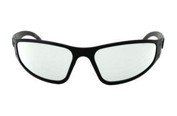 Image of Gatorz Wraptor Ansi Z87.1 Sunglasses, Black Frame, Clear Anti Fog Lens, WRAZBLK06A