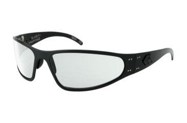 Image of Gatorz Wraptor Ansi Z87.1 Sunglasses, Black Frame, Inferno Anti Fog Lens, WRAZBLK01TA