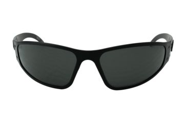 Image of Gatorz Wraptor Ansi Z87.1 Sunglasses, Black Frame, Smoked Anti Fog Lens, WRAZBLK01A