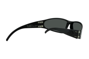 Image of Gatorz Wraptor Ansi Z87.1 Sunglasses, Black Frame, Smoked Anti Fog Lens, WRAZBLK01A