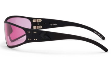 Image of Gatorz Wraptor Milspec Ballistic Z87.1 Sunglasses, Blackout Frame, Shooting Low Light w/ Anti-Fog Lens, GZ-02-029