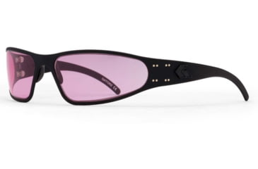 Image of Gatorz Wraptor Milspec Ballistic Z87.1 Sunglasses, Blackout Frame, Shooting Low Light w/ Anti-Fog Lens, GZ-02-029