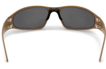 Image of Gatorz Wraptor Milspec Ballistic Z87.1 Sunglasses,Cerakote Tan Frame, Smoke w/Anti-Fog Lens, GZ-02-302