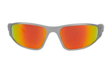 Image of Gatorz Wraptor Sunglasses, Brushed Frame, Sunburst Polarized Lens, WRABRU13P