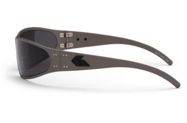 Image of Gatorz Wraptor Sunglasses, Cerakote Gunmetal Frame, Smoke Polarized, WRAGUN01PMBP