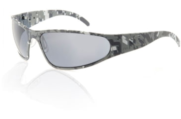 Image of Gatorz Wraptor Sunglasses, Digi Blue Frame, Smoked Polarized Lens, Polarized, WRADGB01P
