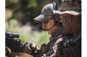 Image of Gatorz Wraptor Sunglasses, Grey Lens, Cerakote Military Tan Frame WRACTN01