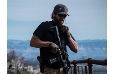 Image of Gatorz Wraptor Sunglasses, Grey Lens, Cerakote Military Tan Frame WRACTN01