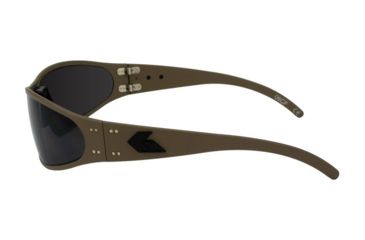 Image of Gatorz Wraptor Sunglasses, Grey Lens, Cerakote Military Tan Frame WRACTN01