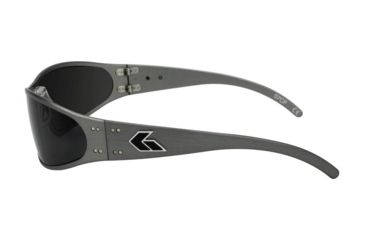 Image of Gatorz Wraptor Sunglasses, Gunmetal Frame, Grey Lens WRAGUN01