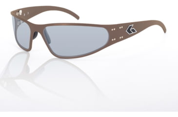 Image of Gatorz Wraptor Sunglasses, Grey Polarized Lens, Cerakote Burnt Bronze Frame WRA01P