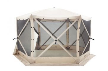 Image of Gazelle 6 sided Portable Gazebo, Tan 21500