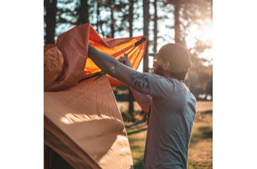 Image of Gazelle 8 Person T8 Hub Tent, Sunset Orange, 012642021350