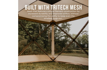 Image of Gazelle G6 6-Sided Portable Gazebo, GG602DS, Desert Sand, 8-Person, GG602DS