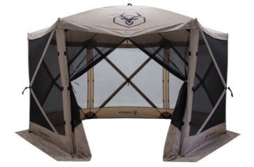 Image of Gazelle G6 6-Sided Portable Gazebo, GG602DS, Desert Sand, 8-Person, GG602DS