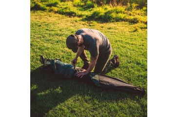 Image of Gazelle G6 6-Sided Portable Gazebo Pop-Up Hub Screen Tent With 3 Pak of Wind Panels, Alpine Green, 8-Person, GK910