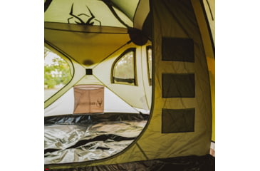 Image of Gazelle Gazelle T3 Tandem Pop-Up Portable Camping Hub Tent, Alpine Green, 6-Person, GT350GR