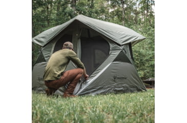 Image of Gazelle T4 4 Person Hub Tent, Alpine Green, 012642022401