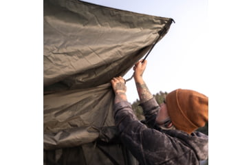 Image of Gazelle T4 Tandem Hub Tent, Easy 90 Second Set-Up, Waterproof, UV Resistant, Convertible Screen Room, Removable Floor, Ample Storage Options, 4-8 Person, Alpine Green, 4-8 Person, GT450GR