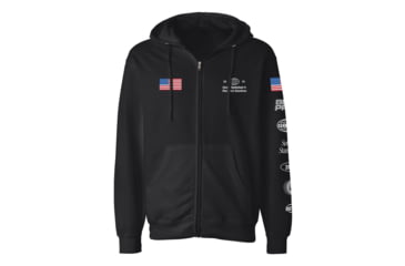 Image of Gbrs Group Gear GBRS Group A-Team Zip Up Hoodie, ZUH-BLK-AT-S