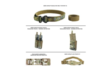 Image of Gbrs Group Gear GBRS Group Assaulter Belt Bundle, BNDL-BELT-CB-M