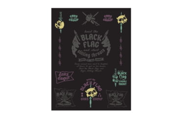 Image of Gbrs Group Gear GBRS Group Black Flag Sticker Sheet, SPS-BF