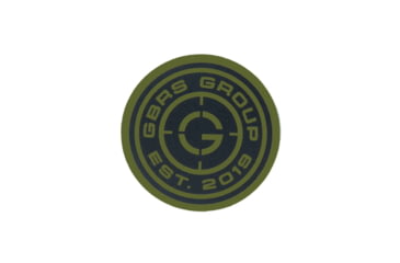 Image of Gbrs Group Gear GBRS Group Circle Logo Sticker, STK-GRYBLK-CL