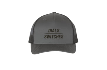 Image of Gbrs Group Gear GBRS Group Dials Over Switches Trucker Hat, HAT-TRK-GRY-DOS