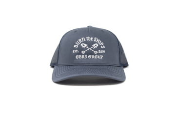 Image of GBRS Group No Retreat Trucker Hat, Navy/Ivory, One Size, HAT-TRK-NVY-NR-26