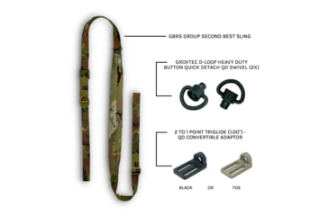 Image of Gbrs Group Gear GBRS Group Second Best Sling Bundle, BNDL-SBS-BLK-BLK