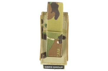 Image of GBRS Group Single Pistol Magazine Pouch - Bungee Retention, MULTICAM, GEAR-SPMP-BR-MC