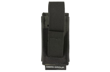 Image of GBRS Group Single Pistol Magazine Pouch - Bungee Retention, MULTICAM BLACK, GEAR-SPMP-BR-MCB