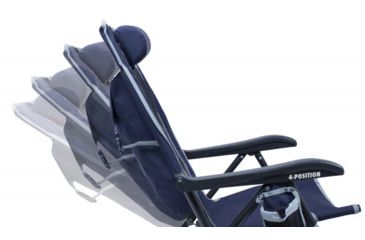 Image of GCI Outdoor Backpack Event Chair, Indigo Blue, 66060
