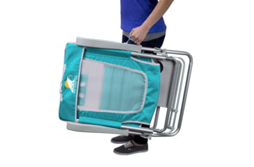 Image of GCI Outdoor Big Surf Chair with Slide Table, Seafoam Green, big-surf-slide-table-2