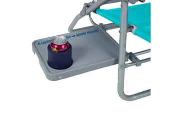 Image of GCI Outdoor Big Surf Chair with Slide Table, Seafoam Green, big-surf-slide-table-2
