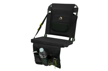 Image of GCI Outdoor BleacherBack Lumbar Chair, Black, 10610