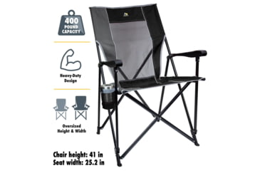 Image of GCI Outdoor Eazy Chair XL, Black, eazy-chair-xl
