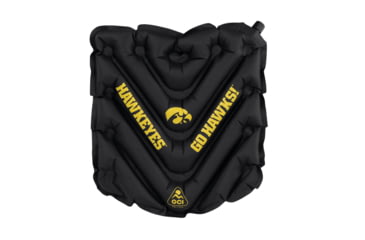 Image of Gci Outdoor V SeatTM, Inflatable Stadium Cushion or Glassing Pad, Iowa Hawkeyes, 12VS03B-IOWA