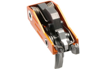 Image of Geissele AK-X Two-Stage Trigger with Lightning Bow, Orange, 05-2196