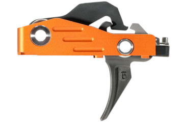 Image of Geissele AK-X Two-Stage Trigger with Lightning Bow, Orange, 05-2196
