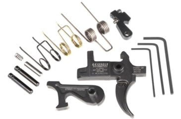 Image of Geissele Hi-Speed National Match AR-15 Trigger Set, Curved, 4.5 lb Pull, Black, 05-181