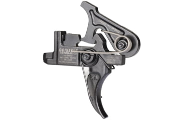 Image of Geissele Hi-Speed National Match AR-15 Trigger Set, Curved, 4.5 lb, Black, 05-181
