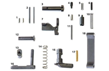 Image of Geissele Standard Lower Parts Kit, No Grip, 05-343