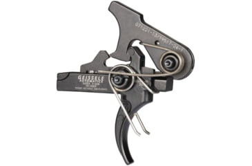 Image of Geissele Super 3-Gun AR-10/AR-15 Trigger, Curved, 3.5 lb, Black, 05-152