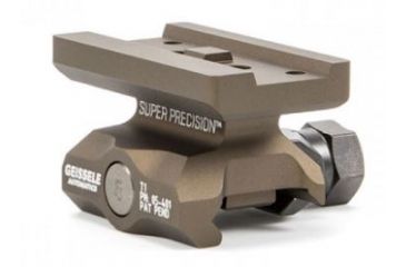 Image of Geissele Super Precision T1 Series Scope Mount,Absolute Co-Witness,Desert Dirt Color 05-401S