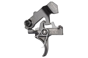 Image of Geissele Super SCAR Trigger For FN16/FN17, Black Oxide Curved, Two-Stage 3.20-4.60 lbs Draw Weight